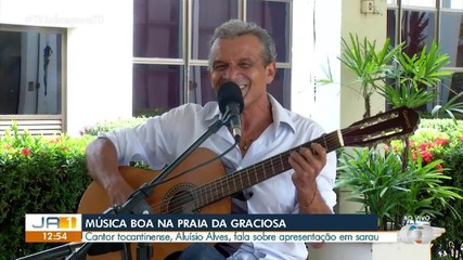 Aluísio Alves é uma das atrações do sarau da Praia da Graciosa