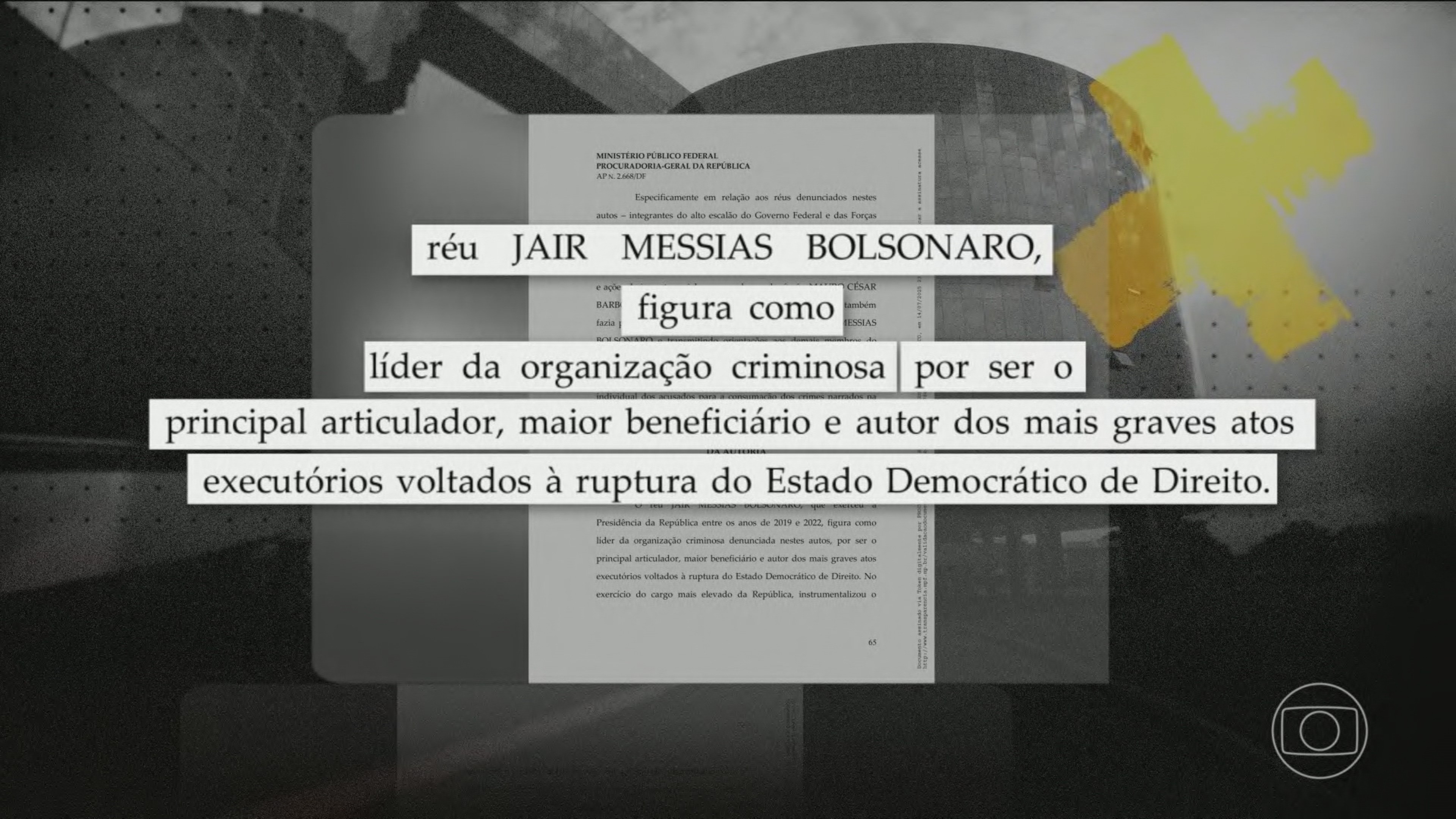 PGR pede condenação de Bolsonaro por tentativa de golpe
