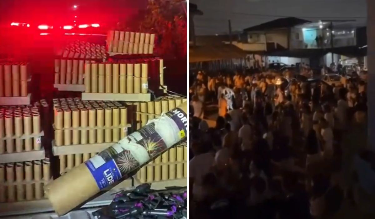 GCM apreende 1,3 mil rojões no Jardim Florence e dispersa fluxo no Parque Oziel, em Campinas