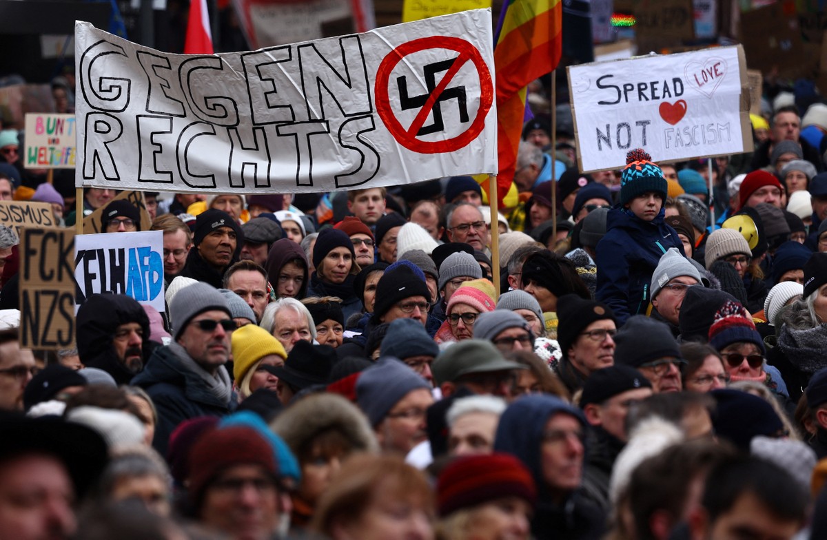 Anti-Rechts-Proteste ziehen in Deutschland 250.000 Menschen an |  die Welt