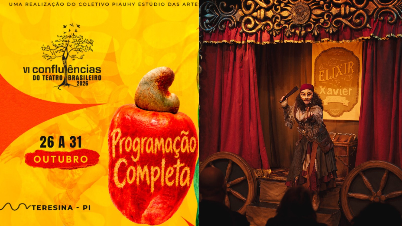 Festival gratuito de teatro reúne artistas de diferentes estados do Nordeste em Teresina; veja programação