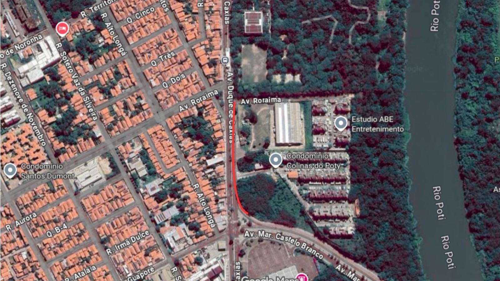 Trecho da Avenida Duque de Caxias é interditado parcialmente para obras no sistema de esgoto de Teresina 