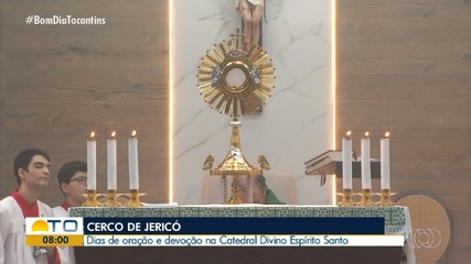 Devotos se reúnem em programação do Cerco de Jericó em Palmas