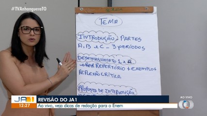 Professora dá dicas para fazer uma boa redação no Enem; confira