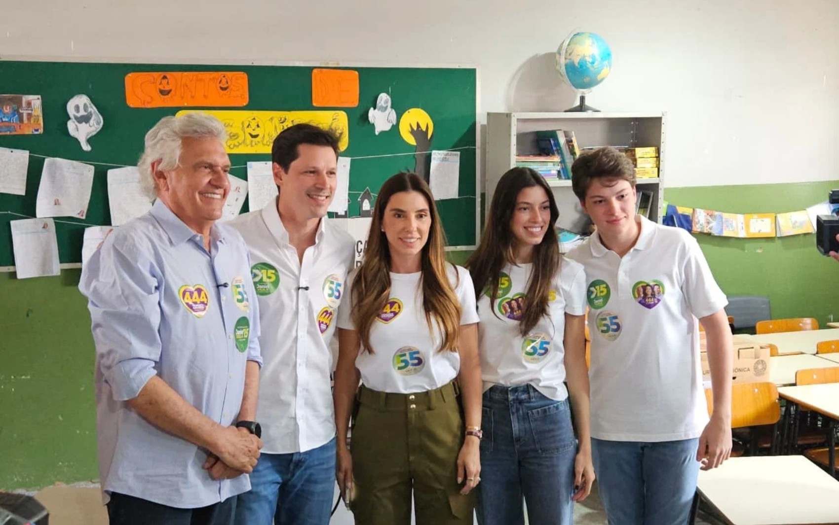 Daniel Vilela (MDB) vota em Goiânia