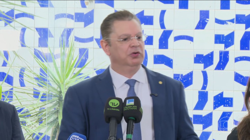 Deputado Sóstenes Cavalcante, do PL — Foto: Jornal Nacional/ Reprodução