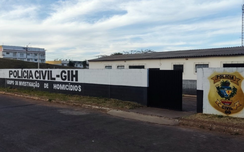 Delegacia do Grupo de Investigações de Homicídios (GIH), em Valparaíso de Goiás — Foto: Leonilson Pereira/Arquivo pessoal