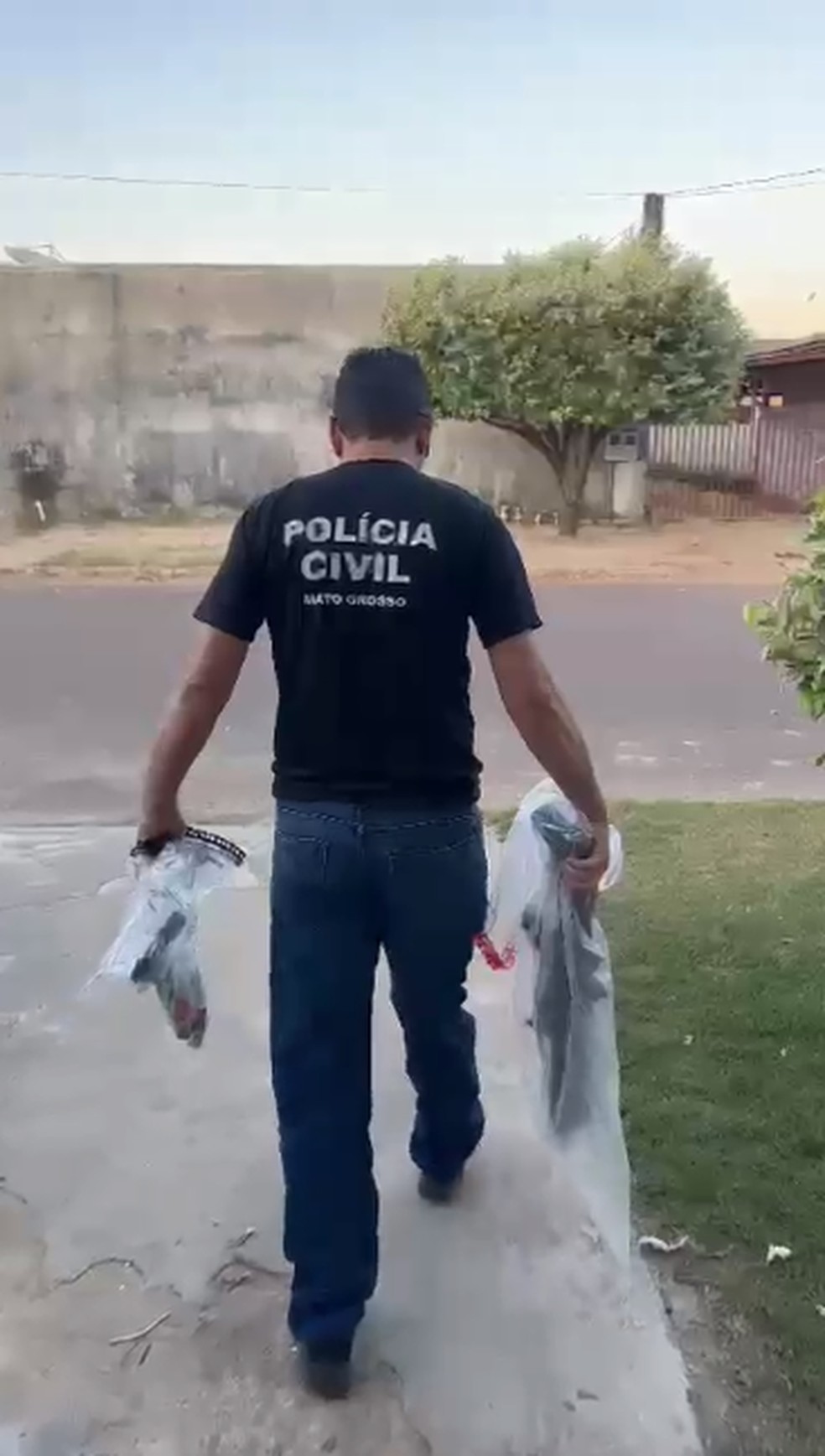 Armas foram apreendidas e serão encaminhadas para a perícia — Foto: Polícia Civil