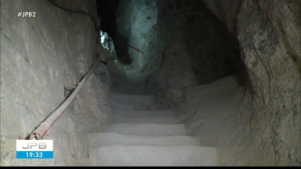 Minas de turmalina para�ba em S�o Jos� da Batalha. � Foto: TV Cabo Branco/Reprodu��o