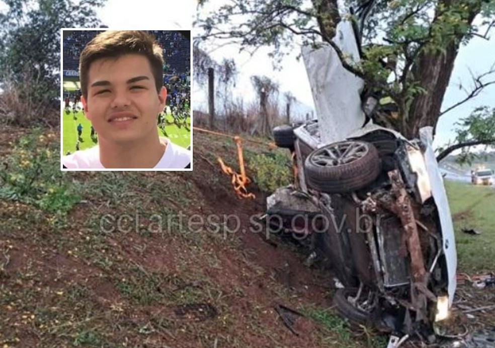 Médico residente Felix Rosa, que atuava na Santa Casa de São Carlos, morre em acidente na SP-327, em Ourinhos — Foto: Artesp e Reprodução/Facebook