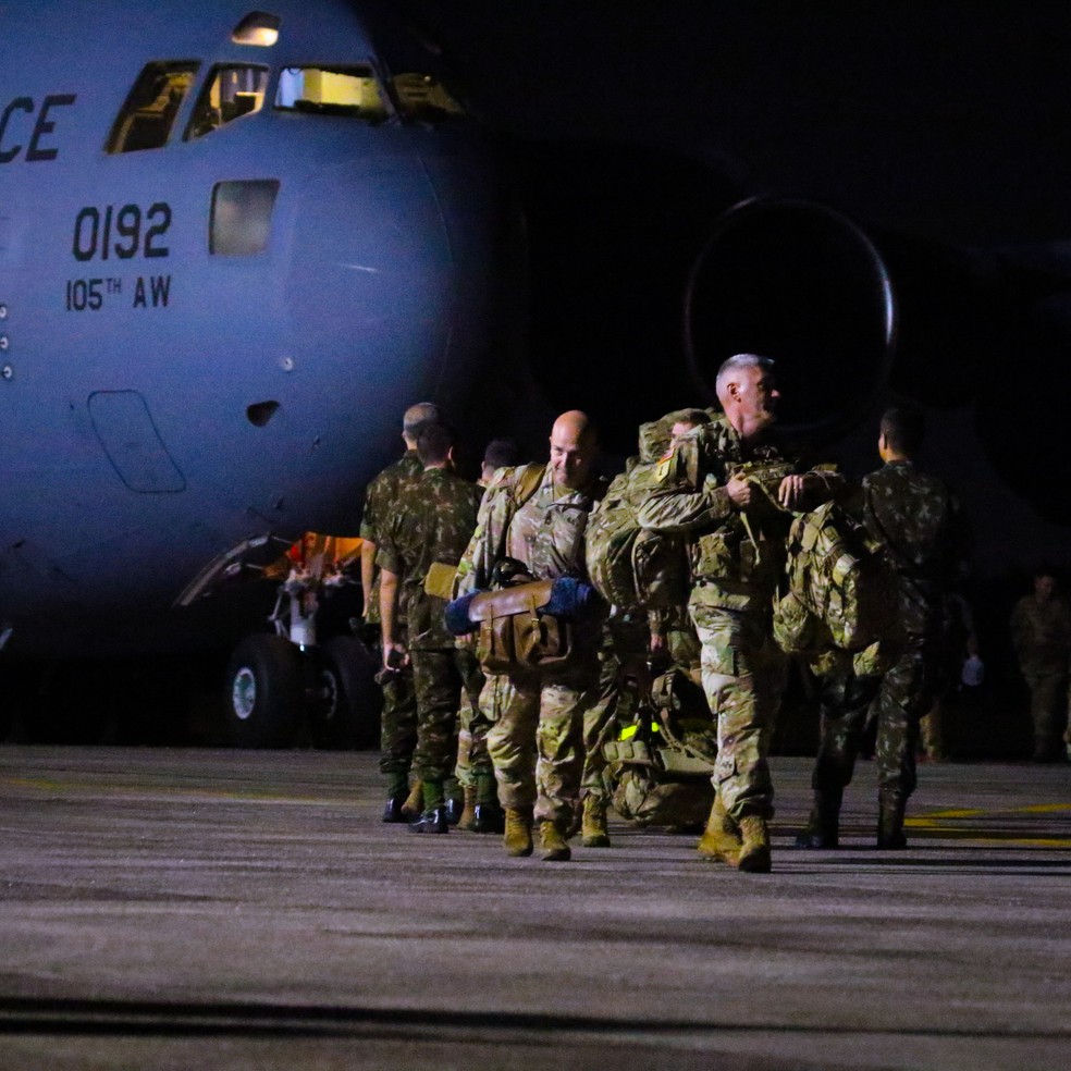 Militares dos EUA chegam ao Brasil 
