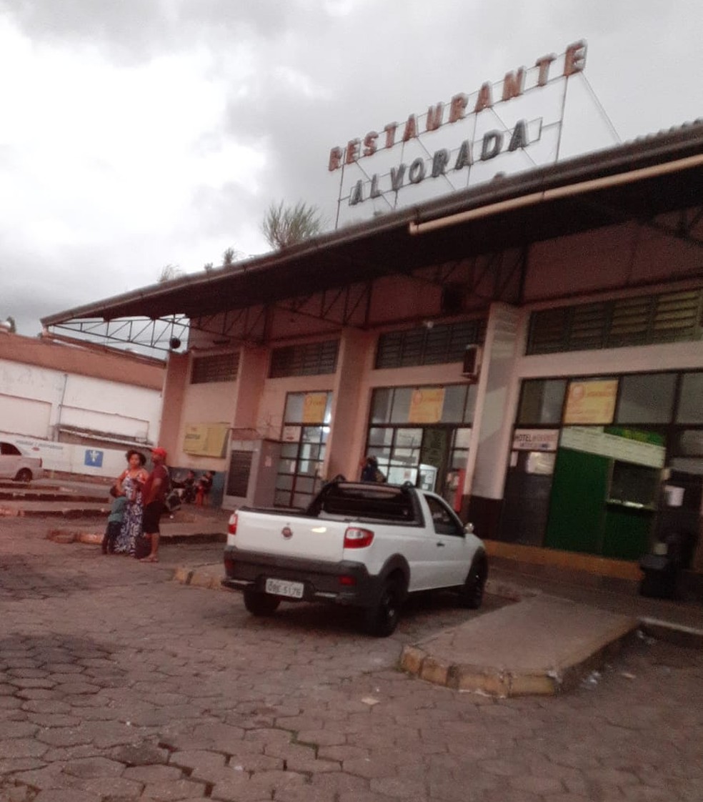 Terminal rodoviário de Várzea Grande (MT) interditado — Foto: Divulgação