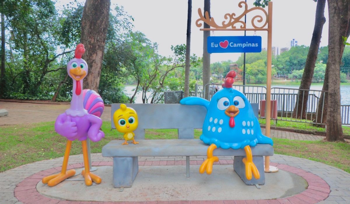 Restaurada, Galinha Pintadinha volta ao Parque Taquaral em Campinas