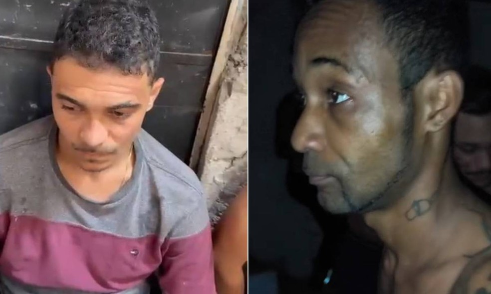 Marlon e Rauflan foram presos em uma casa invadida no Rio de Janeiro — Foto: Reprodução/Redes Sociais
