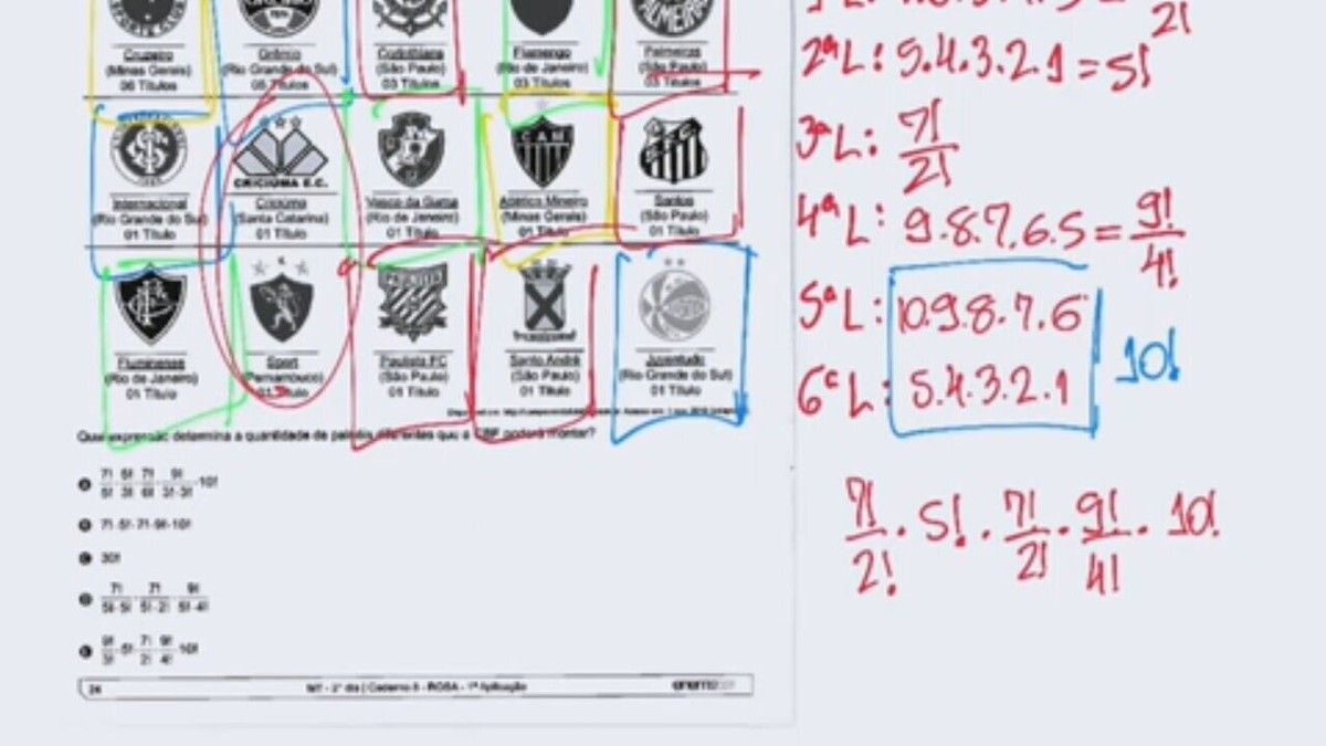 Resolução Enem 2021 Matemática