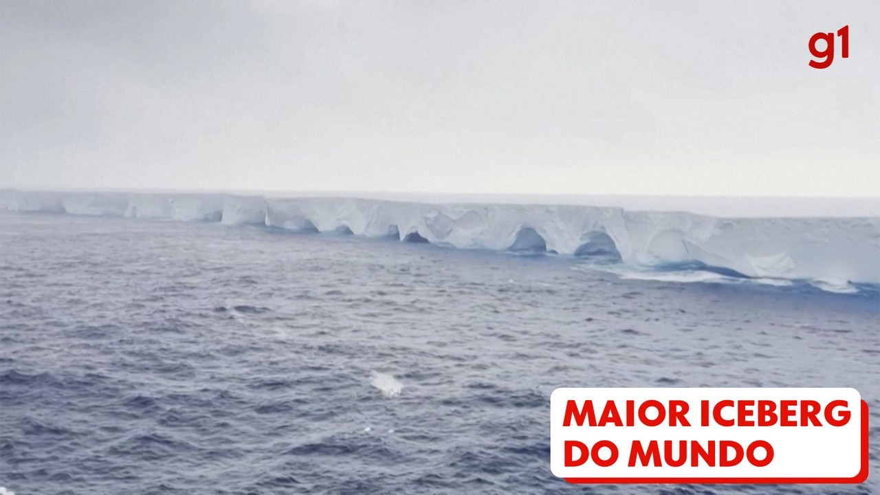 Maior iceberg do mundo parece ter encalhado, poupando santuário marinho de eventual colisão