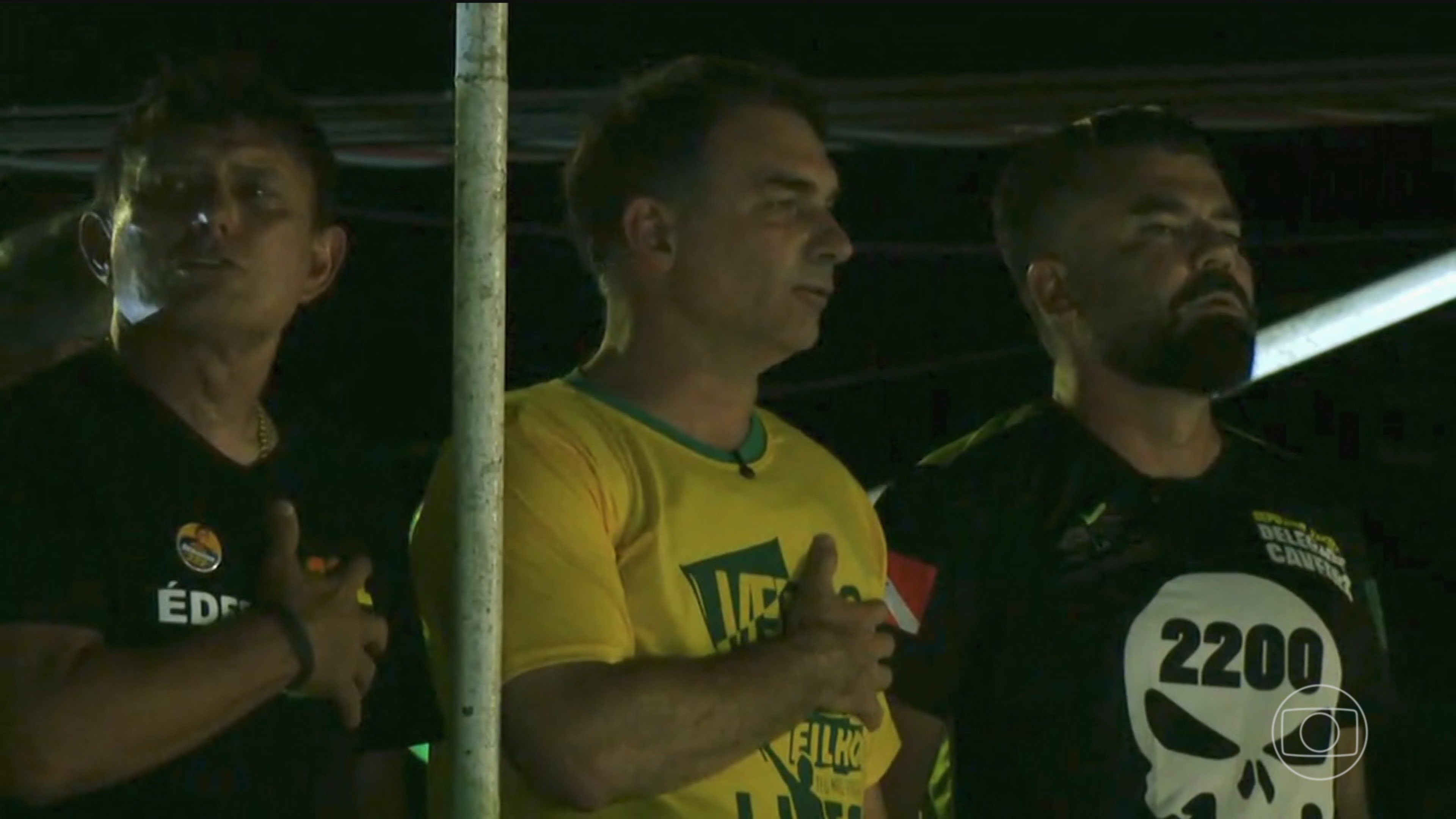 Flávio Bolsonaro, candidato à Presidência pelo PL, faz campanha em Belém