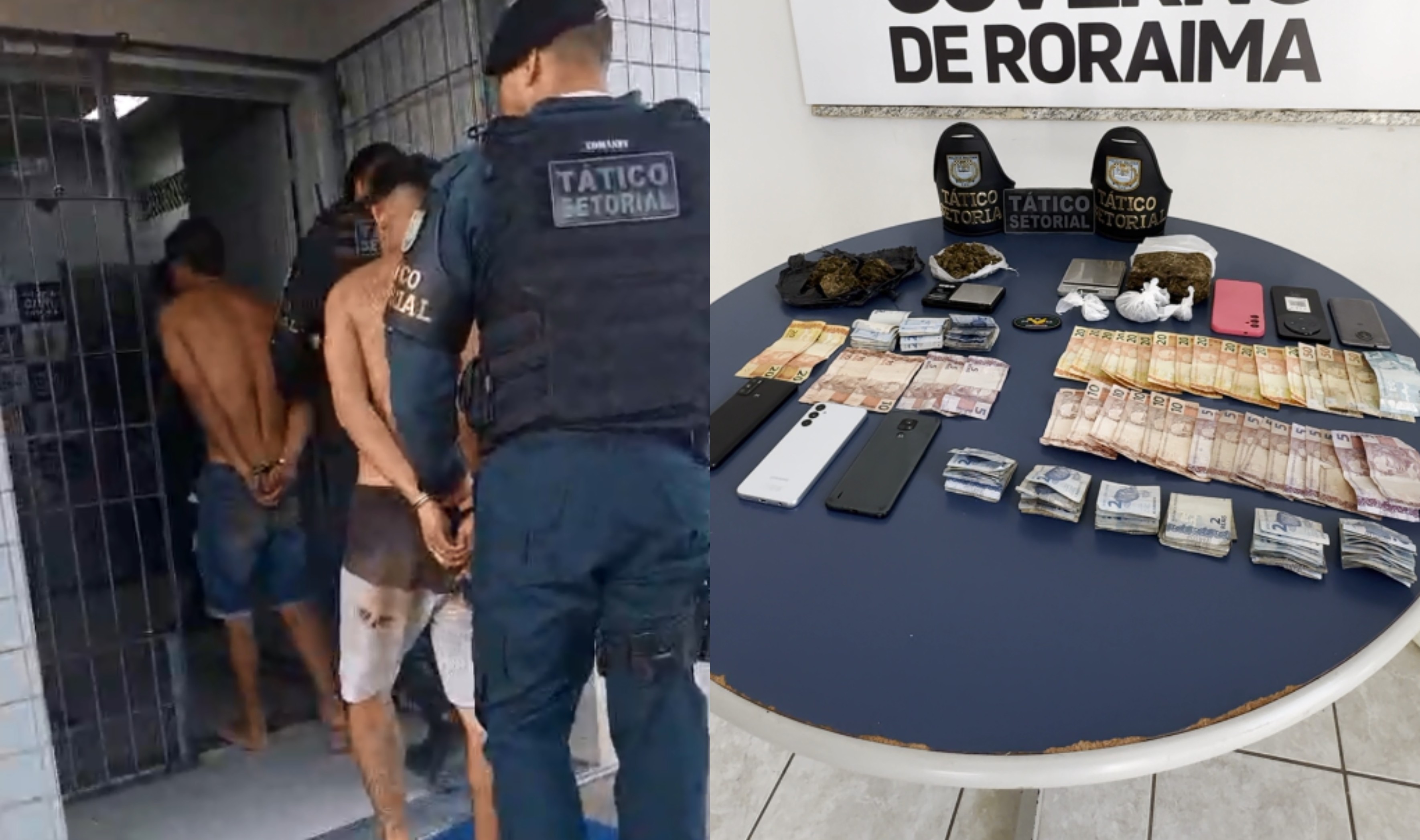 Dois jovens são presos por tráfico de drogas em condomínio após denúncia no Silvio Leite