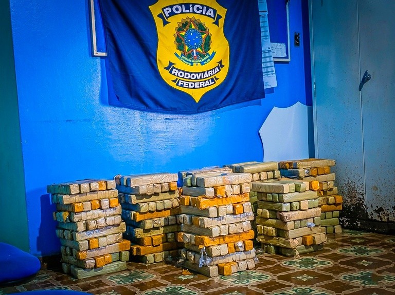 Fiscalização em estrada de MT apreende mais de 300 tabletes de maconha e anfetaminas