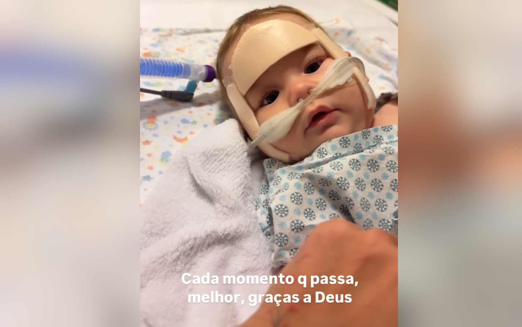 Virginia diz que filho está melhorando a cada momento e se declara: 'Minha vida'