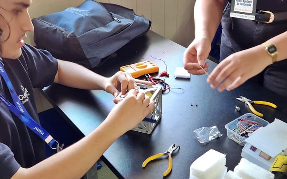 Satélite produzido pelo Inatel ganha Olimpíada Brasileira de Satélites — Foto: Inatel