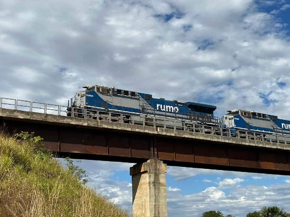 A previsão é que, após concluída, a RUMO opere a ferrovia por 45 anos — Foto: Sema-MT