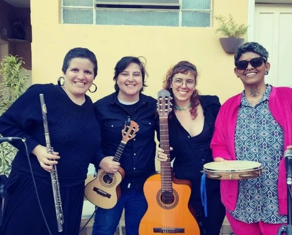 Grupo "Exausta Samba", que cantam no Bee Festival — Foto: Divulgação