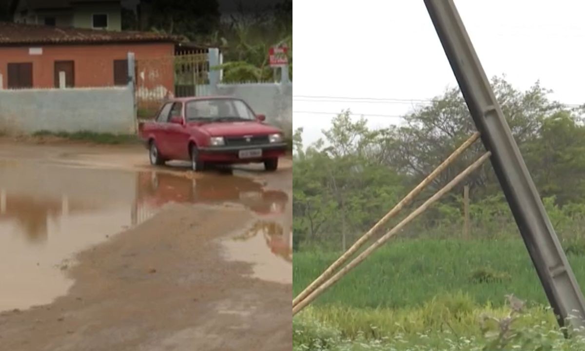 Ruas alagadas, casas inundadas e famílias desalojadas: chuva causa estragos em Vitória da Conquista