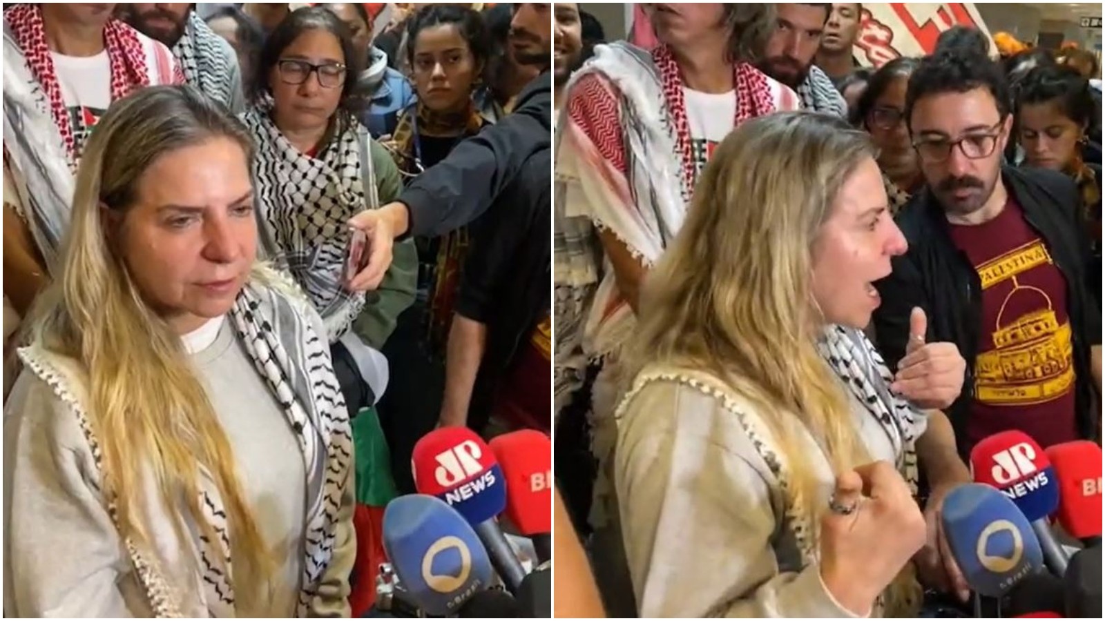 Deputada Luizianne Lins e ativistas chegam ao Brasil após detenção por Israel: 'Condição de prisioneiros'