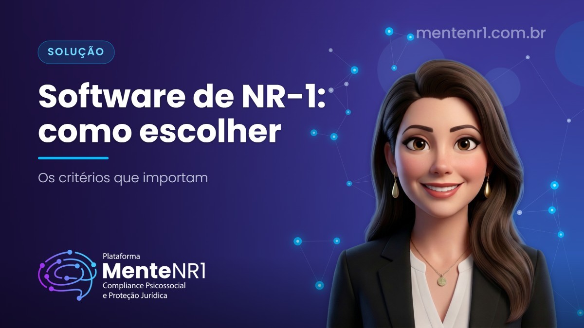 Software de NR-1 psicossocial: como escolher