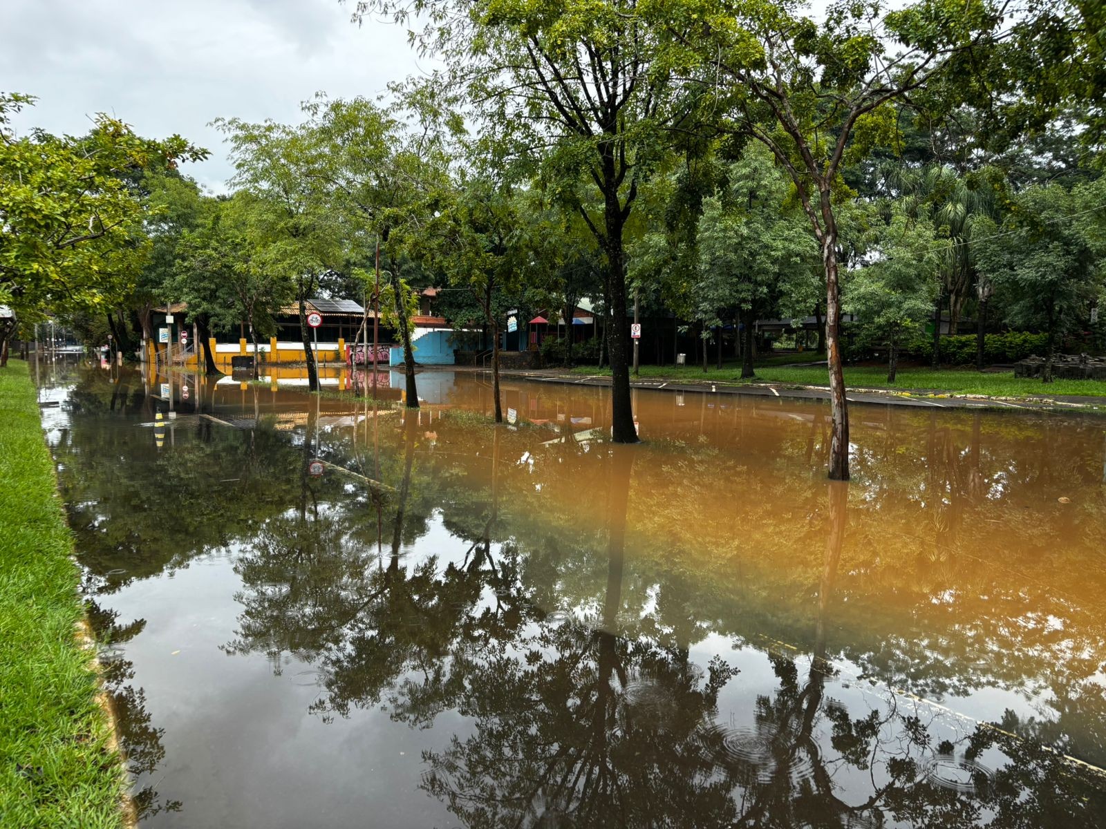 Rio Piracicaba atinge 5,6 metros e trecho da Rua do Porto é fechado após alagamentos