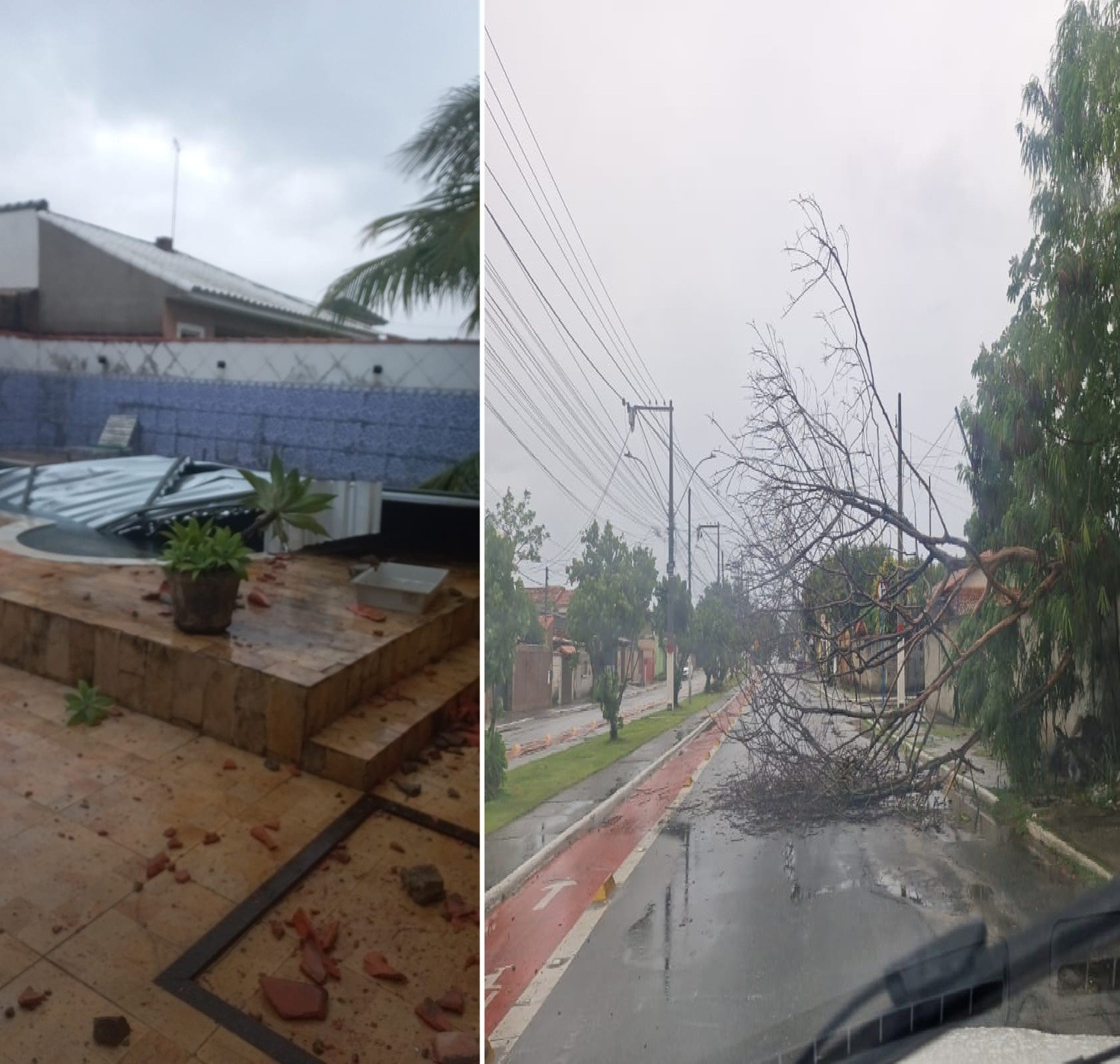 Ventos fortes causam transtornos em Maricá e Saquarema