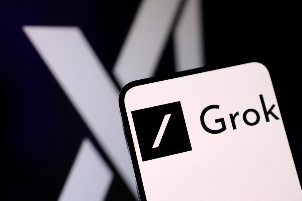 Grok, inteligência artificial criada por Elon Musk — Foto: REUTERS/Dado Ruvic/Illustration