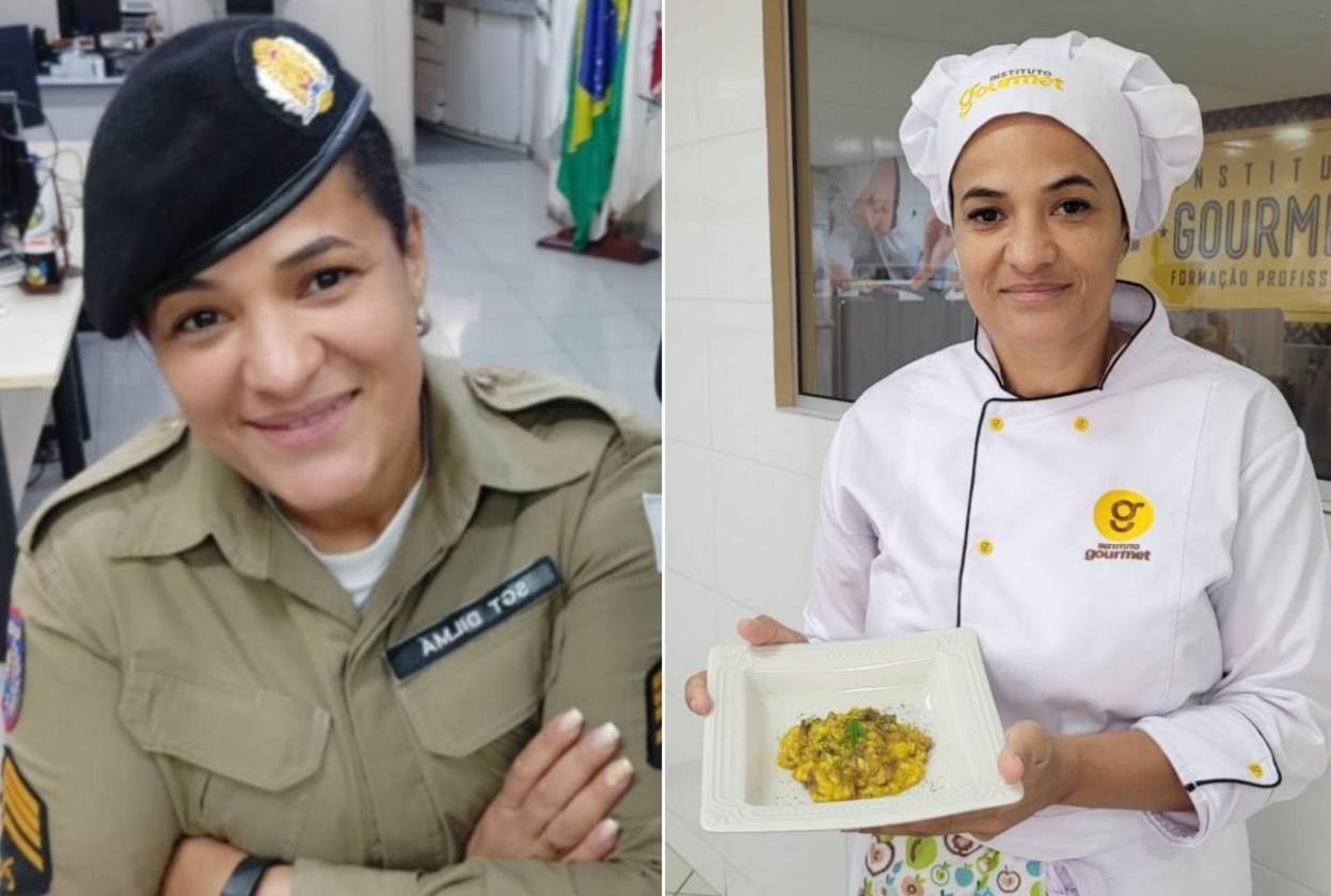 Sargento de gastronomia prende suspeito com facão em BH