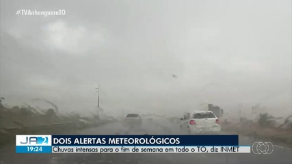 Inmet faz alertas de chuvas intensas para o fim de semana