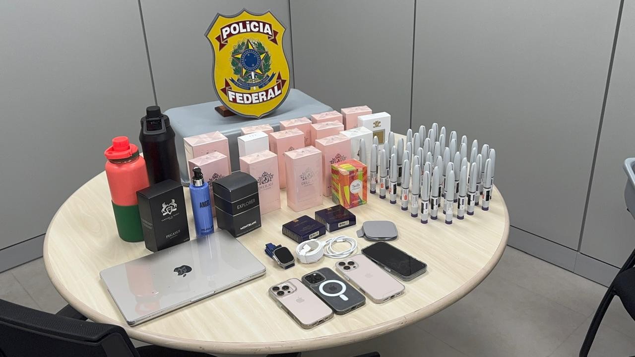 Polícia Federal prende dois suspeitos com canetas emagrecedoras no Aeroporto de João Pessoa