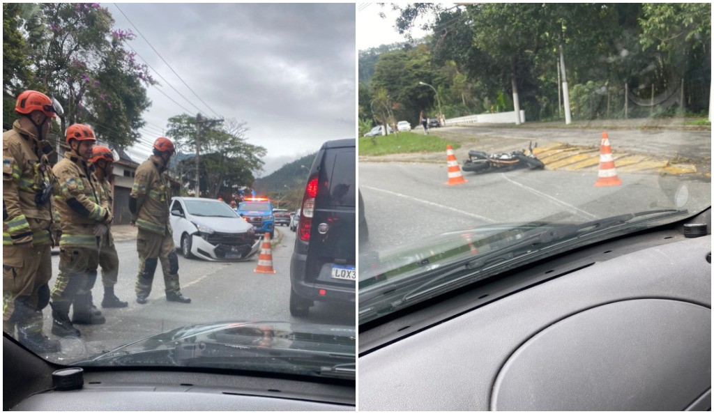 Jovem morre em batida entre moto e carro em Nova Friburgo, no RJ