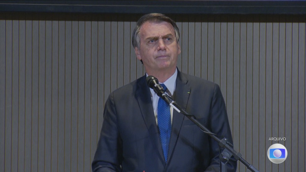 Ex-presidente Jair Bolsonaro, em imagem de arquivo — Foto: Jornal Nacional/ Reprodução