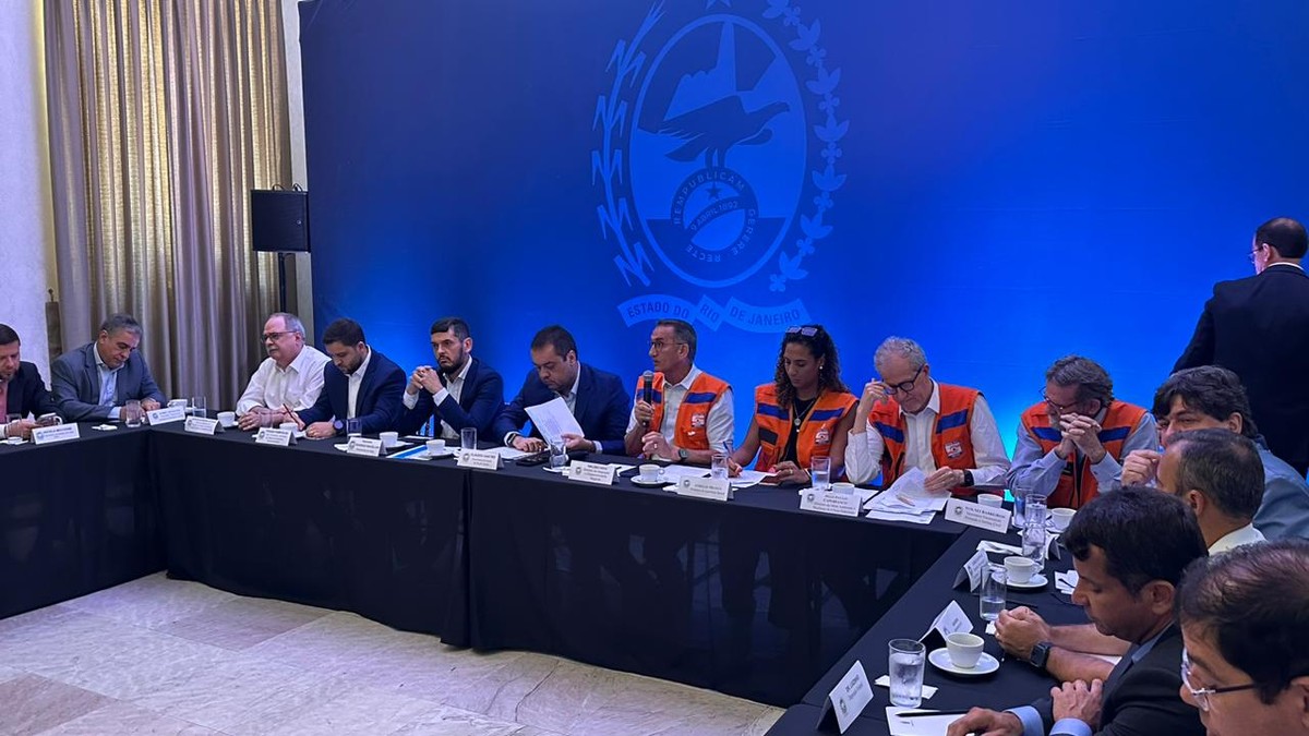 Comitê de ações de combate aos efeitos da chuva no RJ terá escritórios no Palácio Guanabara e na Baixada Fluminense