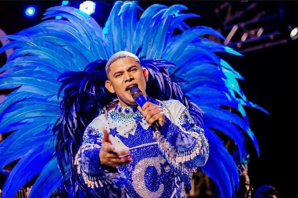 Patrick Araújo, levantador de toadas do boi Caprichoso. — Foto: Divulgação