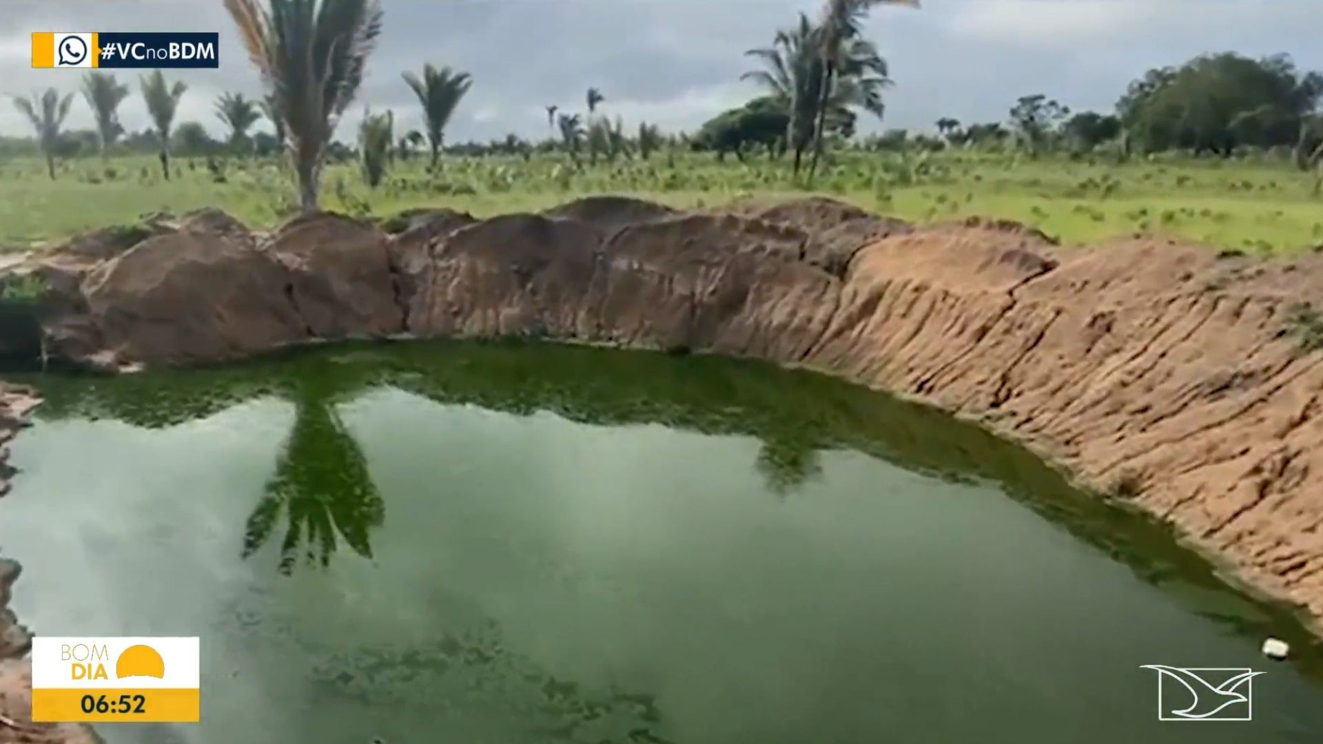 Moradores denunciam lagoa com dejetos hospitalares em território quilombola no Maranhão