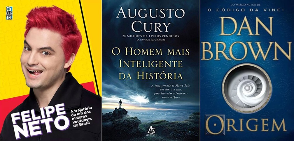 BRASIL DIVULGA LISTA DE LIVROS MAIS VENDIDOS DO ANO COM