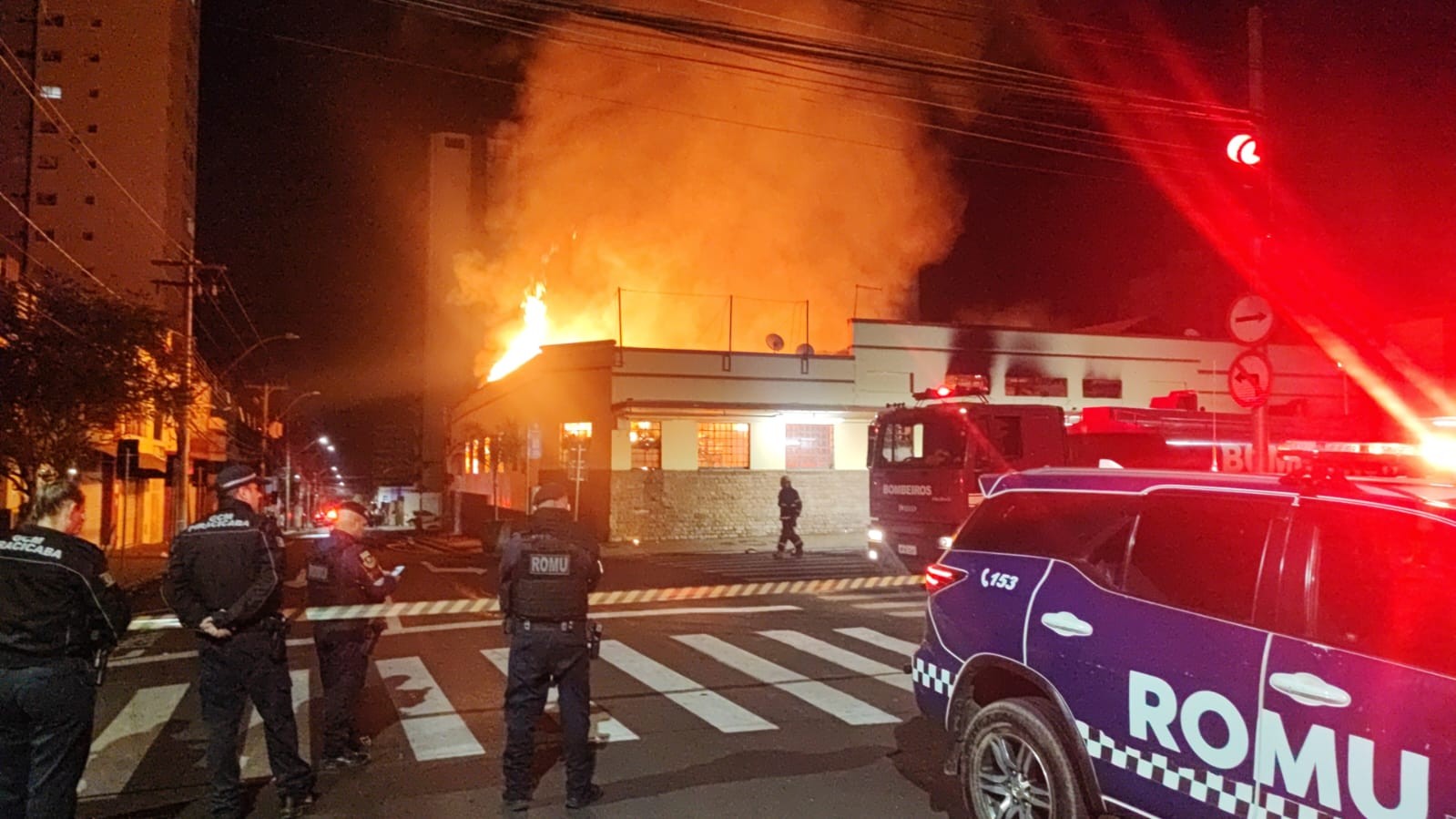 Incêndio atinge Mercadão Municipal de Piracicaba 