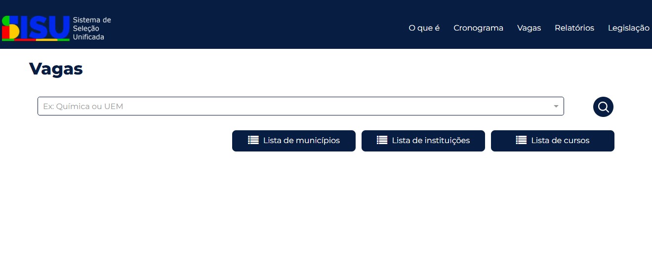 Sisu 2026 abre consulta de vagas; inscrições começarão em 19 de janeiro