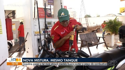 Gasolina passa a ter maior porcentagem de etanol