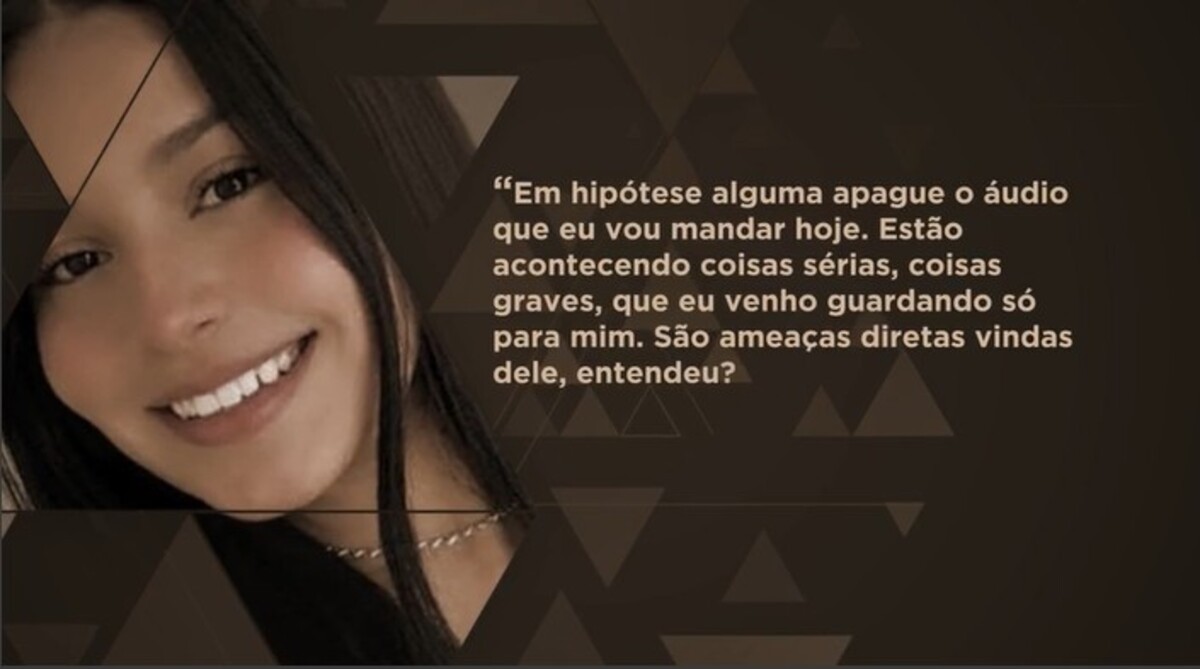 'Não estou suportando mais': áudios enviados por estudante antes da morte revelam desespero e denúncias contra namorado