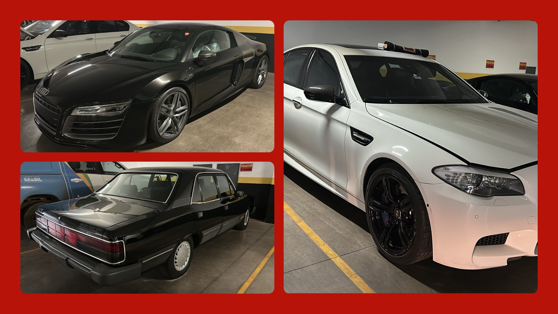 PF volta a apreender carros de luxo do Careca do INSS em Brasília; veja imagens
