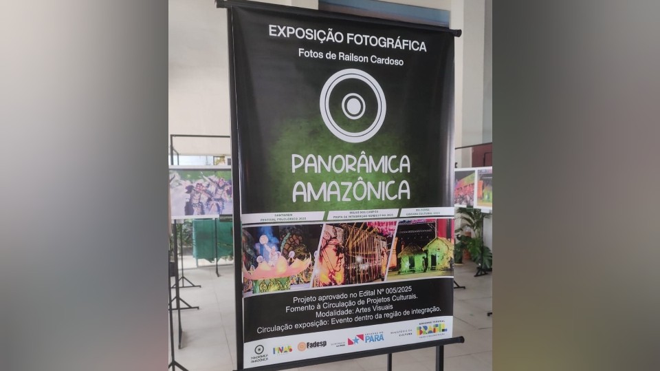 Exposição fotográfica 'Panorâmica Amazônica' fica em cartaz no Cristo Rei até sexta-feira, 9