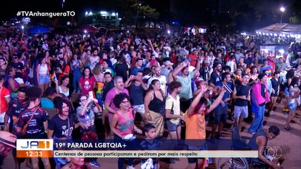 Centenas de pessoas participam da 19° LGBTQIA+ em Palmas