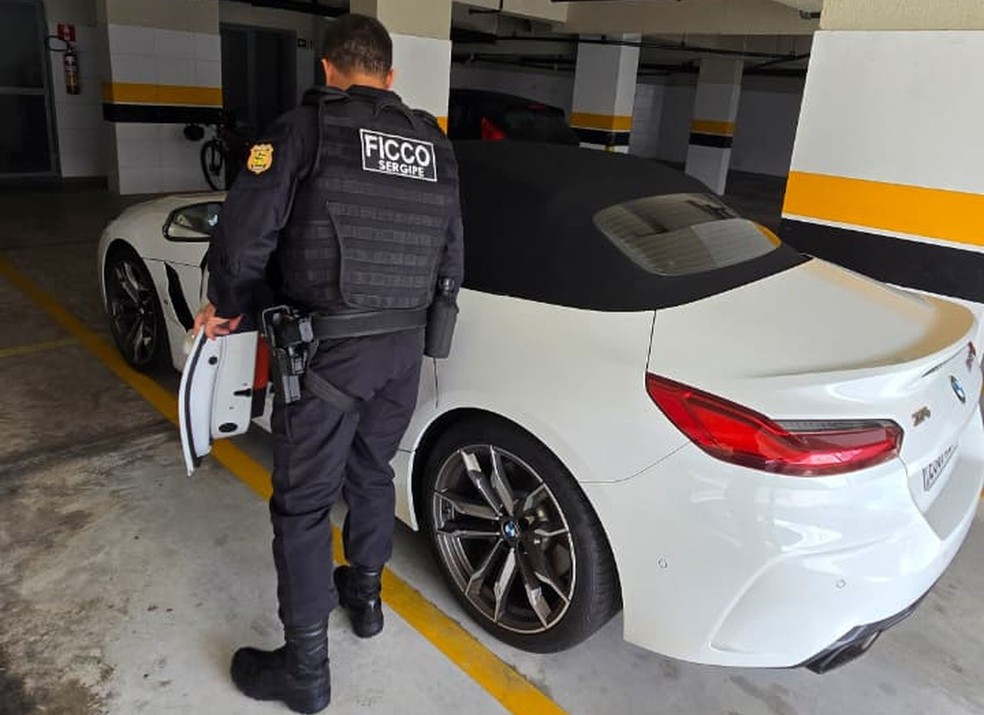 Veículo apreendido em Aracaju (SE) durante Operação Regresso. — Foto: PF/SE